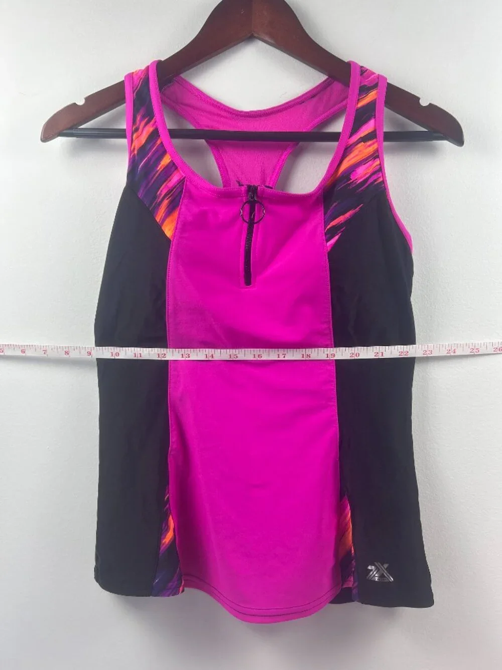 Zero X Posur Swimwear Top Racerback Swimsuit Size M